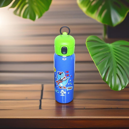 Dino Stainless Steel Sipper Bottle 650ml