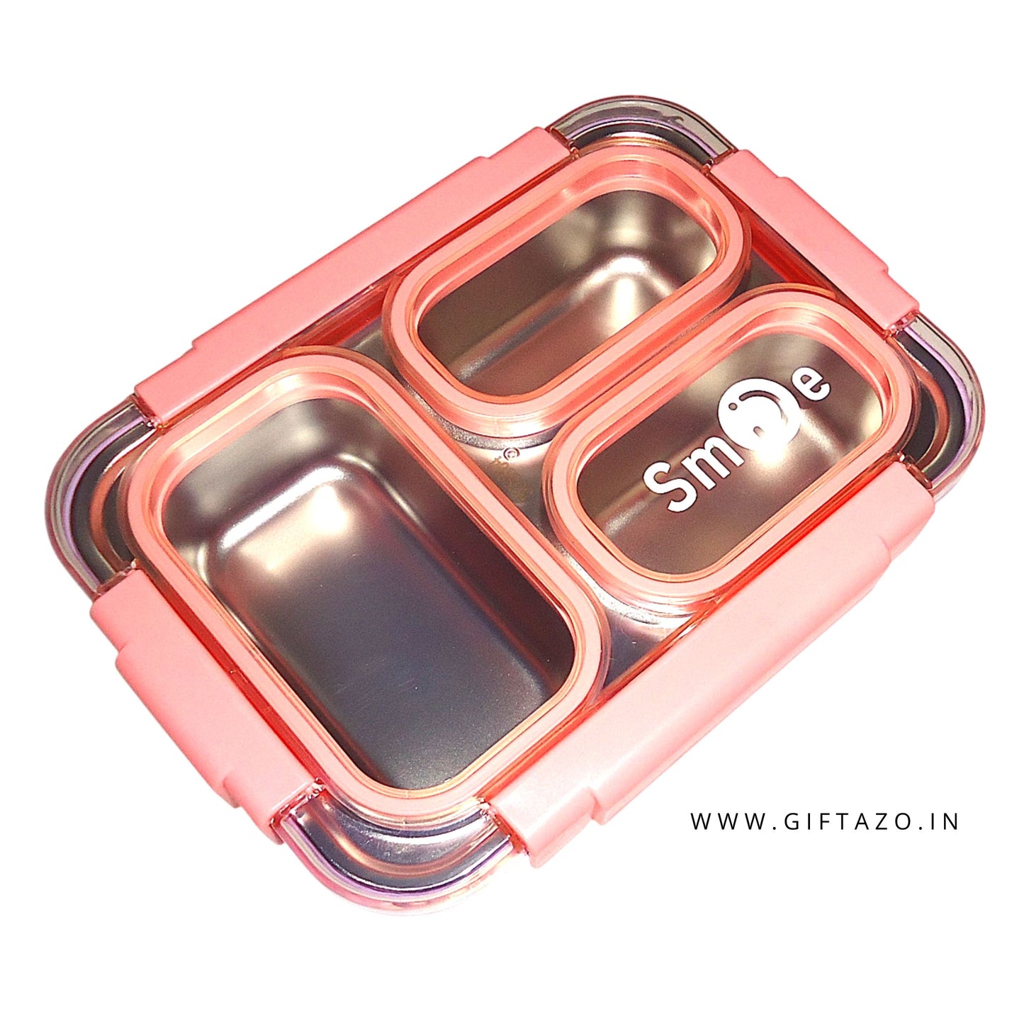 Bento 3 Grid Stainless Steel Lunch Box