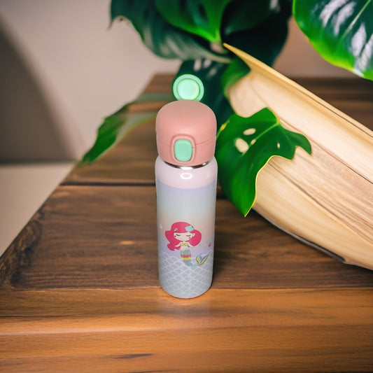 Mermaid Stainless Steel Sipper Bottle 650ml